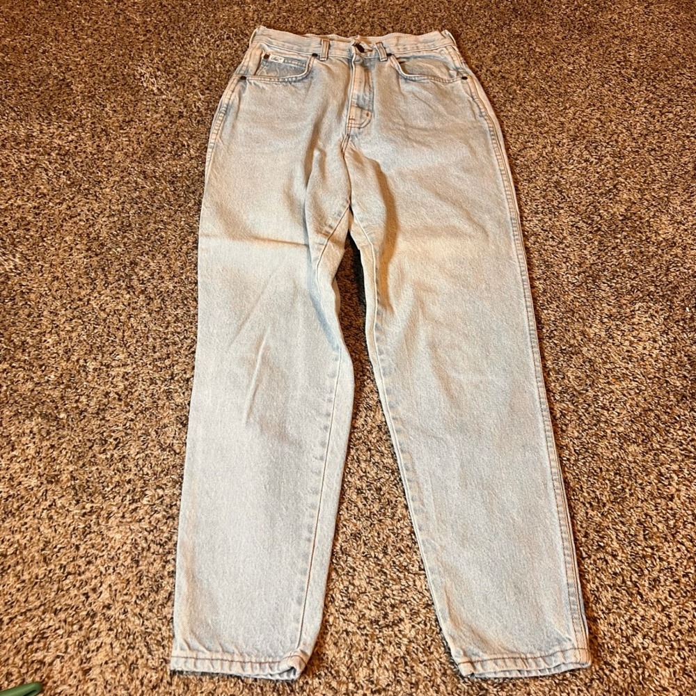 Chic Vintage High Waist Mom Jeans Women's‎ Size 10 Light Wash Denim USA Made
